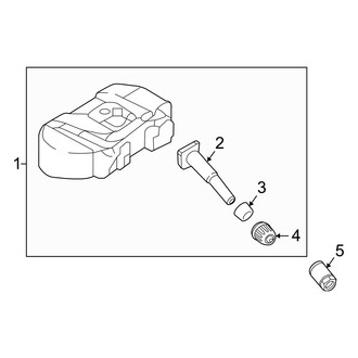 Hyundai OE - Electrical - Tire Pressure Monitor Components (Electric / Electric Limited / Hybrid Blue / Hybrid Limited / Hybrid SEL)