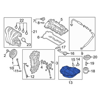 Hyundai OE - Engine Oil Pan