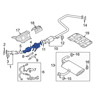 Hyundai OE - Rear Catalytic Converter