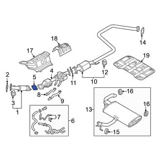Hyundai OE - Exhaust Pipe Connector Gasket