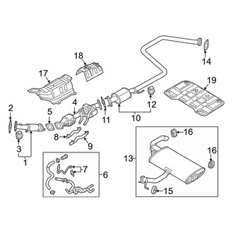 Hyundai OE - Exhaust System - Exhaust Components