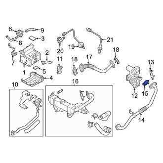 Hyundai OE - Exhaust Gas Recirculation (EGR) Cooler Gasket