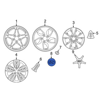 Hyundai OE - Wheel Cap