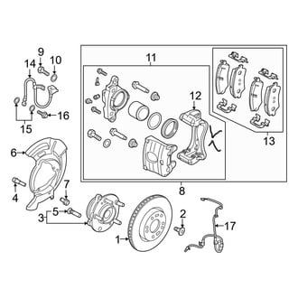 Hyundai OE - Front Suspension - Brake Components