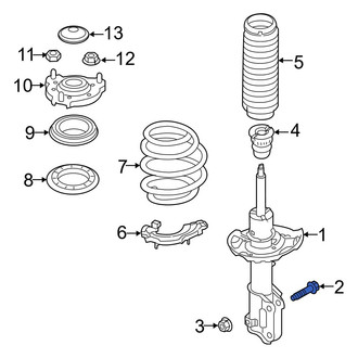 Hyundai OE - Suspension Strut Bolt