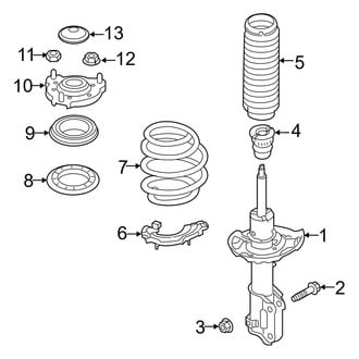 Hyundai OE - Front Suspension - Struts & Components