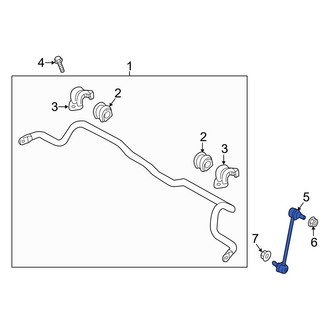 Hyundai OE - Front Suspension Stabilizer Bar Link