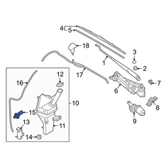 Hyundai OE - Washer Fluid Level Sensor