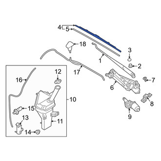 Hyundai OE - Front Right Wiper Blade