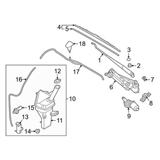 Hyundai OE - Washer Fluid Reservoir