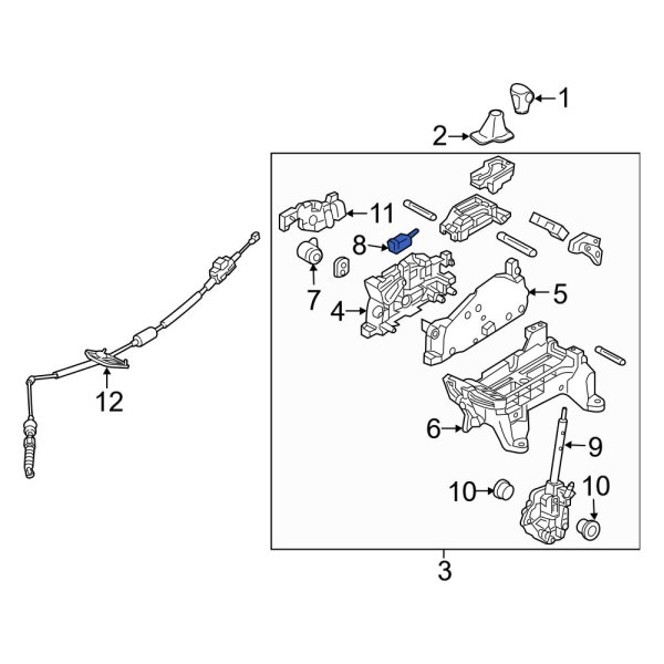 Automatic Transmission Shift Mode Switch