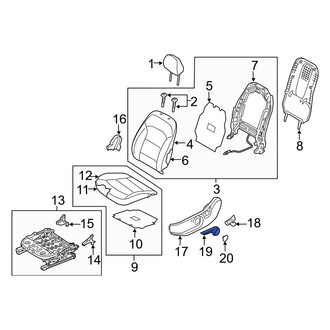 Hyundai OE - Front Left Seat Adjustment Knob