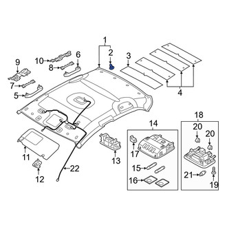 Hyundai OE - Headliner Clip