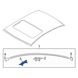 Hyundai OE - Roof Drip Molding Clip