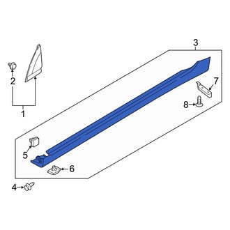 Hyundai OE - Right Rocker Panel Guard