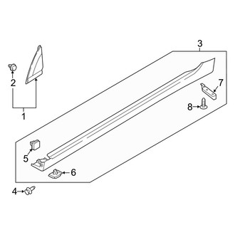 Hyundai OE - Pillars, Rocker & Floor - Exterior Trim