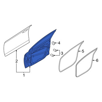 Hyundai OE - Front Right Door Shell