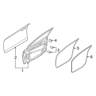 Hyundai OE - Front Door - Door & Components