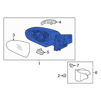 Hyundai OE - Front Right Door Mirror