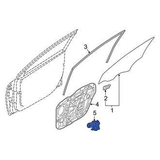 Hyundai OE - Front Left Window Motor