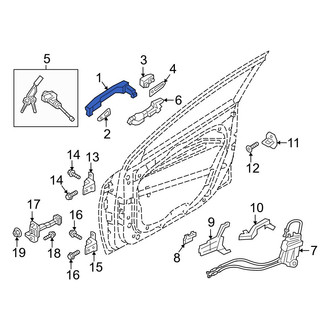 Hyundai OE - Front Right Outer Exterior Door Handle
