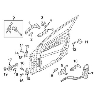 Hyundai OE - Front Door - Lock & Hardware