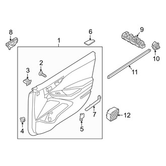 Hyundai OE - Front Door - Interior Trim (Electric), (Electric / Electric Limited)