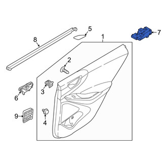 Hyundai OE - Rear Door Window Switch