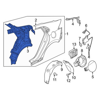 Hyundai OE - Rear Right Quarter Panel