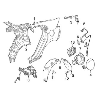 Hyundai OE - Quarter Panel & Components (Electric), (Electric Limited / Electric SE)