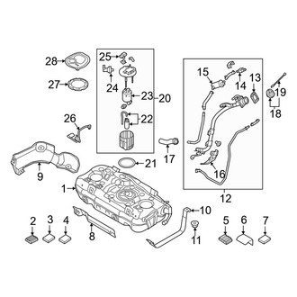 Hyundai OE - Fuel System Components (Plug-In Hybrid / Plug-In Hybrid Limited)