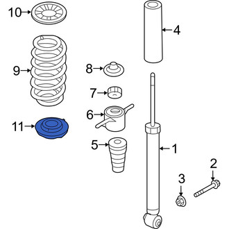 Hyundai OE - Front Upper Coil Spring Insulator