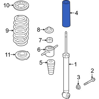 Hyundai OE - Rear Suspension Shock Absorber Bellows