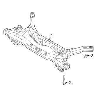 Hyundai OE - Rear Suspension - Suspension Mounting (Hybrid Blue / Hybrid Limited / Hybrid SEL)