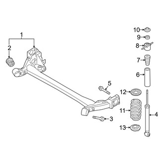 Hyundai OE - Rear Suspension - Suspension Components (Electric), (Electric / Electric Limited)