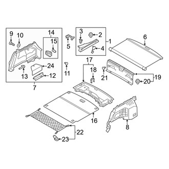 Hyundai OE - Rear Body & Floor - Interior Trim (Interior Trim Components), (Plug-In Hybrid / Plug-In Hybrid Limited)