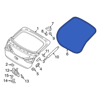 Hyundai OE - Rear Hatch Seal