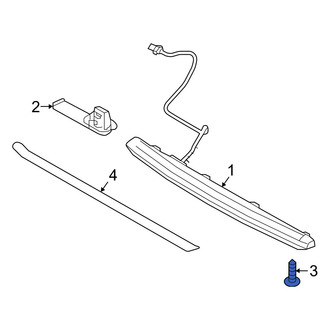 Hyundai OE - Center High Mount Stop Light Screw