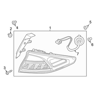 Hyundai OE - Rear Lamps - Tail Lamps (Electric), (Electric / Electric Limited)
