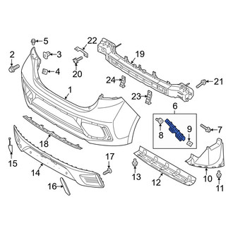 Hyundai OE - Rear Left Bumper Guide