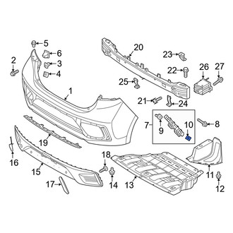 Hyundai OE - Bumper Trim Nut