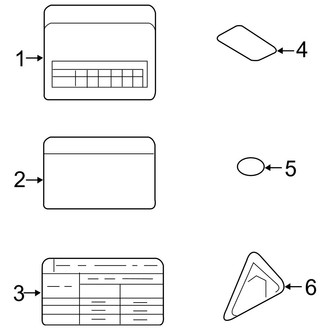 Hyundai OE - Information Labels - Labels