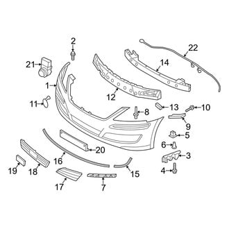 Hyundai OE - Front Bumper - Bumper & Components