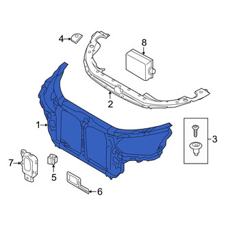 Hyundai OE - Front Radiator Support Panel