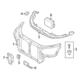 Hyundai OE - Radiator Support