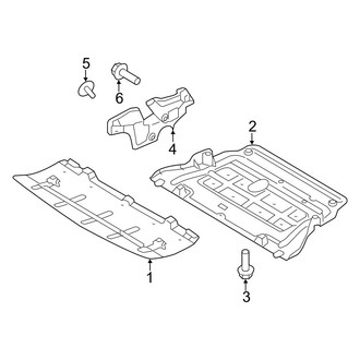 Hyundai OE - Radiator Support - Splash Shields (To 04/10/2013)