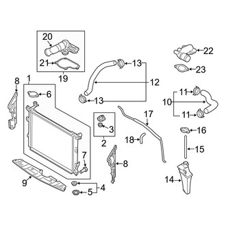 Hyundai OE - Cooling - Radiator & Components