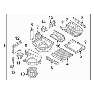 Hyundai OE - Air Conditioner & Heater - Blower Motor & Fan