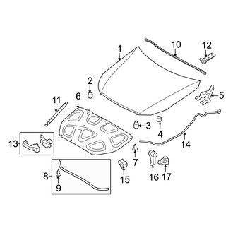 Hyundai OE - Hood & Components