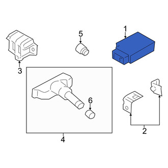 Hyundai OE - Tire Pressure Monitoring System (TPMS) Control Module
